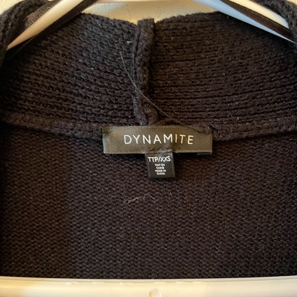Black Dynamite Long Knit Style Cardigan - Picture 2 of 4